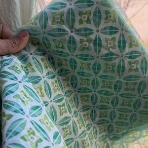 Green sheers curtains